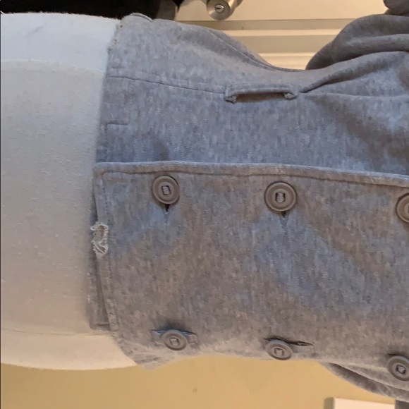 Grey button down top - Picture 2 of 3